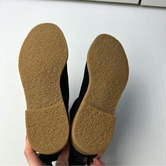 Kate Spade New York Bellville Floral Embroidered Suede Black Booties Size 6 - Picture 10 of 12